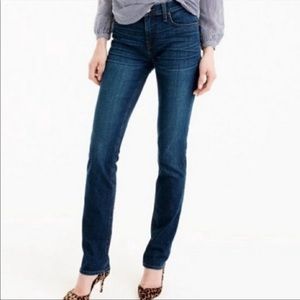 J. Crew Dark Wash “Matchstick” straight leg Jeans 27R